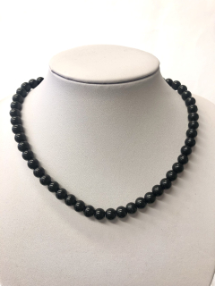 Náhrdelník perličky černé