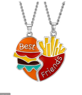 Náhrdelník Best Friends Fast Food