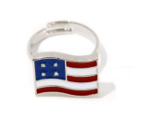 Prsten vlajka americká