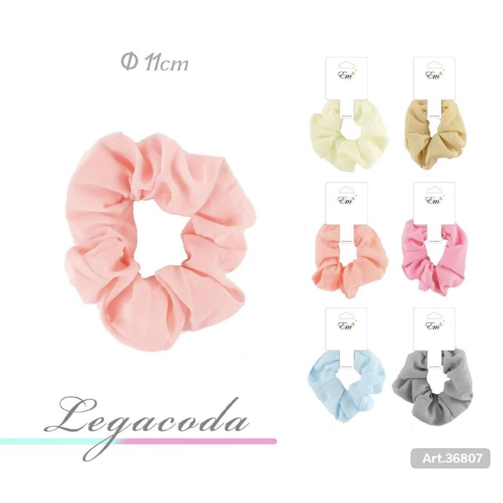 Gumička scrunchie - růžová