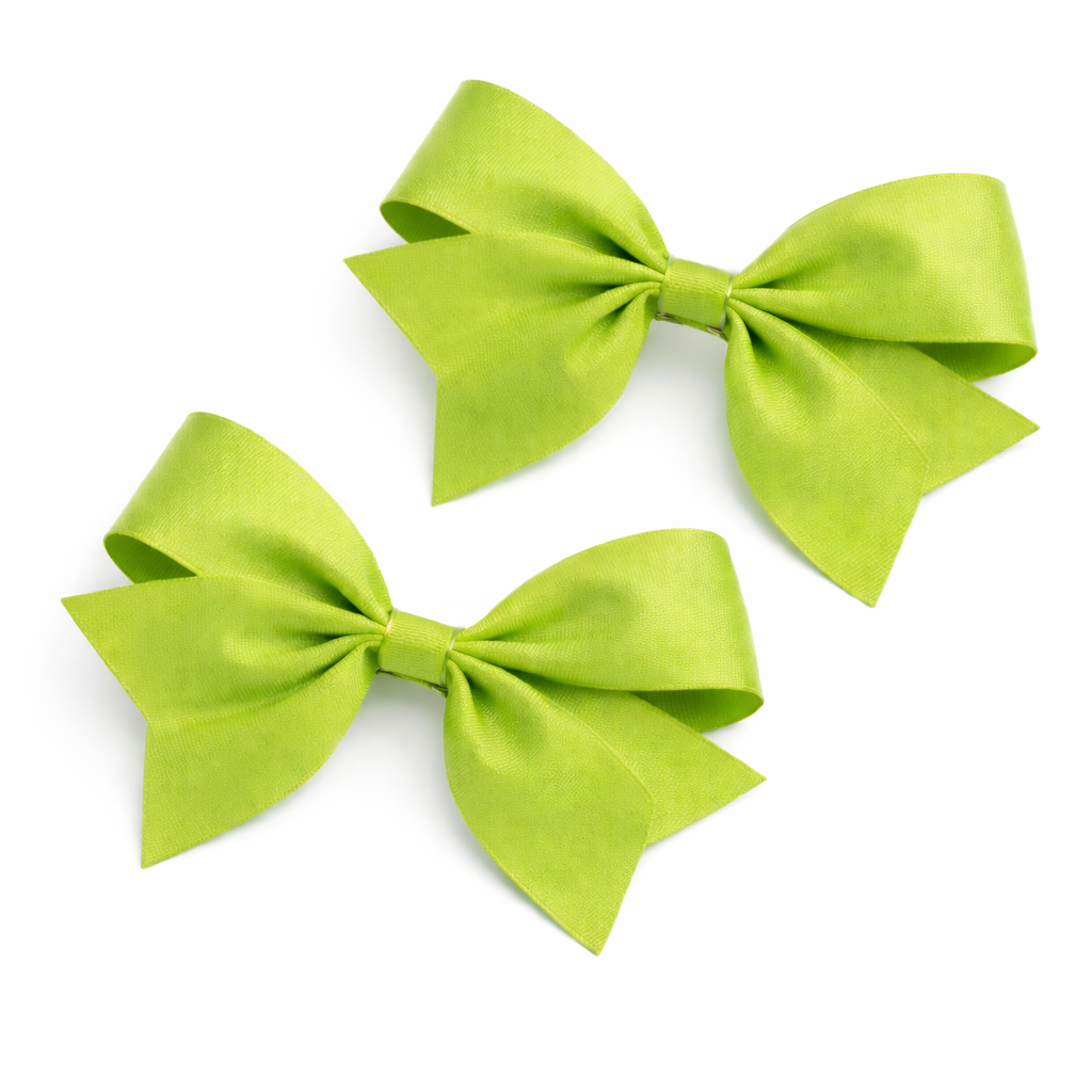 Mašle do vlasů 2 ks zelená