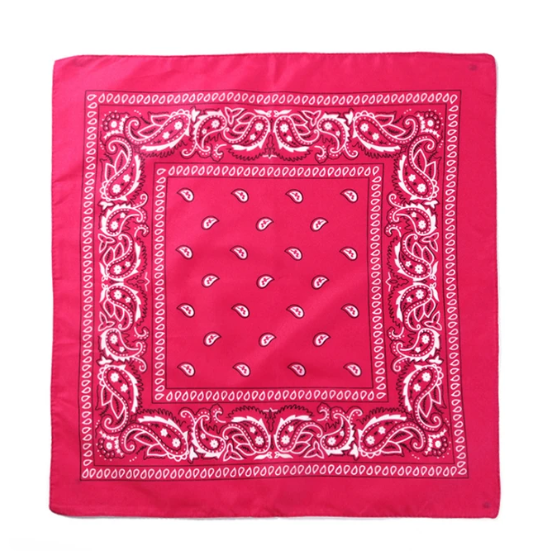 Šátek čtverec - tmavě růžový