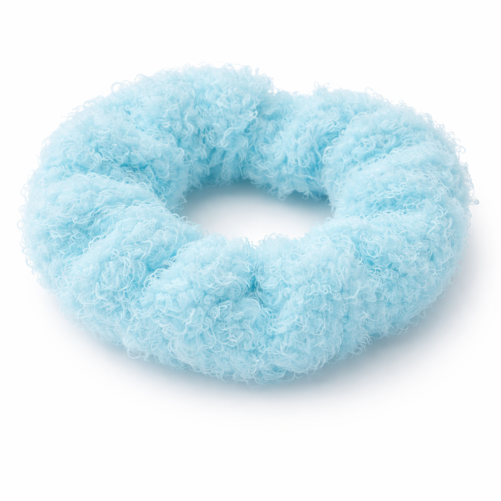 Gumička plyšová - modrá