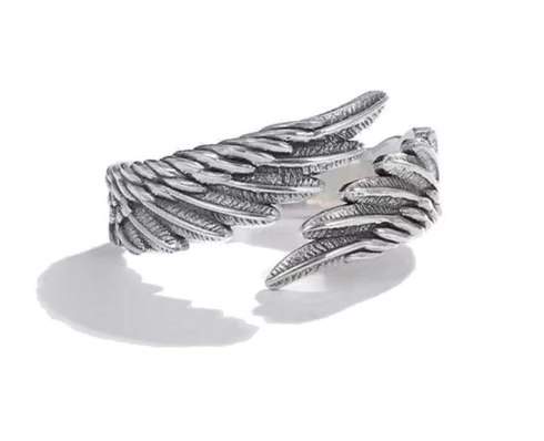 Prsten andělská křídla - stříbrný