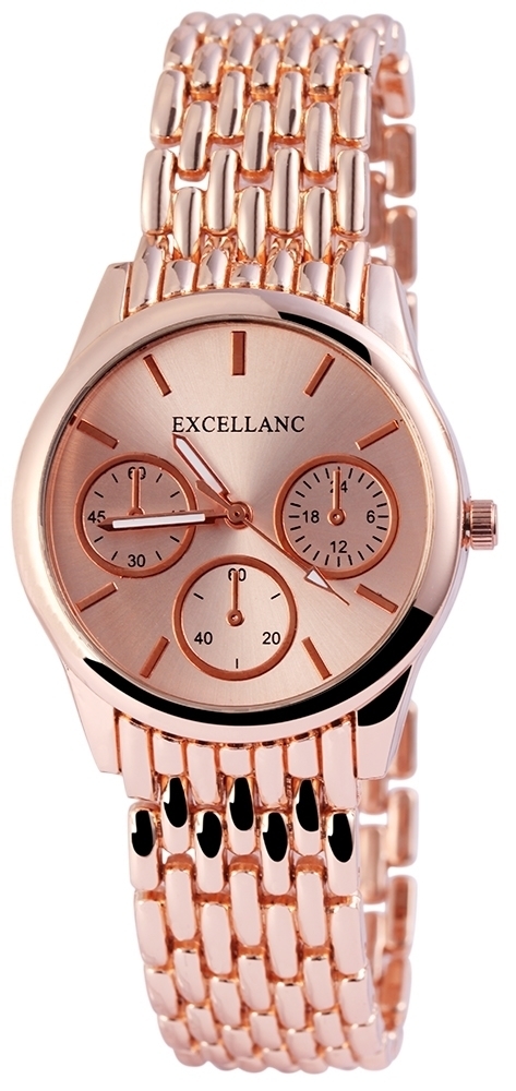 Dámské hodinky Excellanc - růžovězlaté