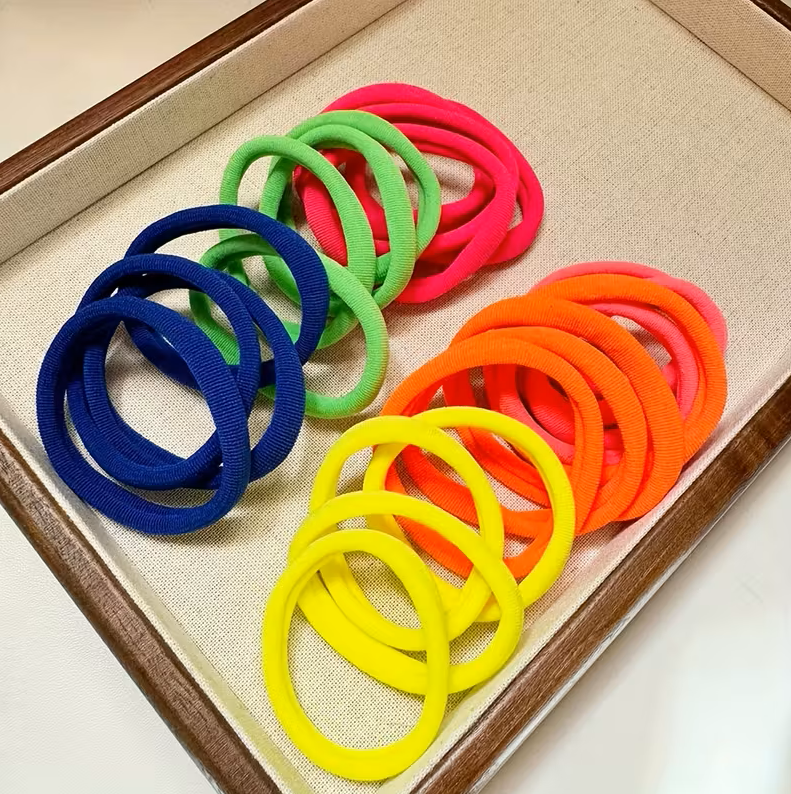 Gumičky 10 ks - neonové 3,5cm