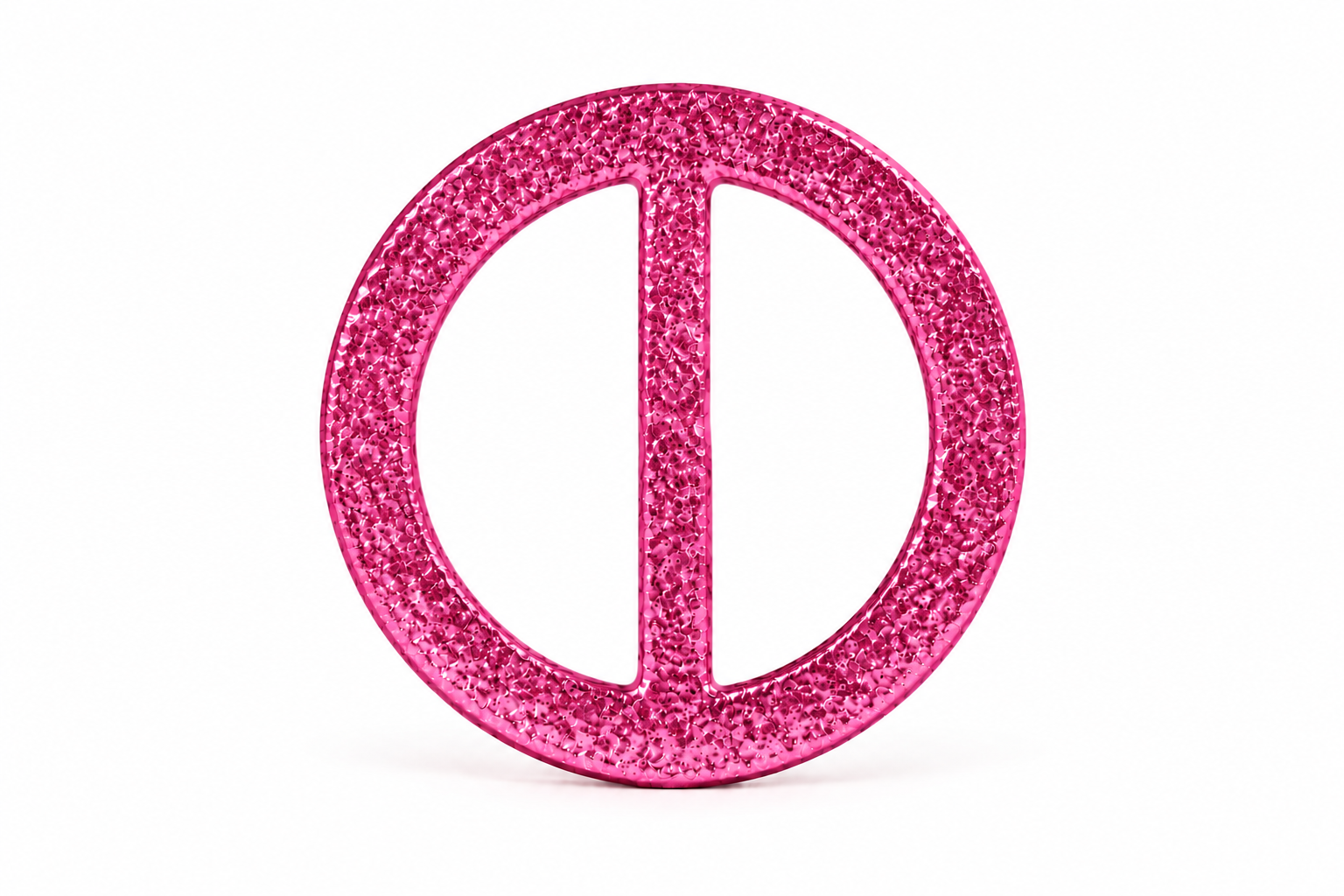 Spona na šátek - tm.růžová