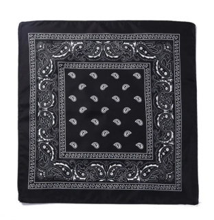 Šátek čtverec - černý